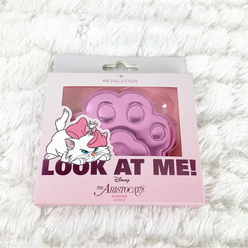 I Heart Revolution Disney Aristocats Marie Kitten Paw Purple Compact Mirror